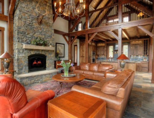 The Exception Beauty of Fireplaces in a Timber Frame Home